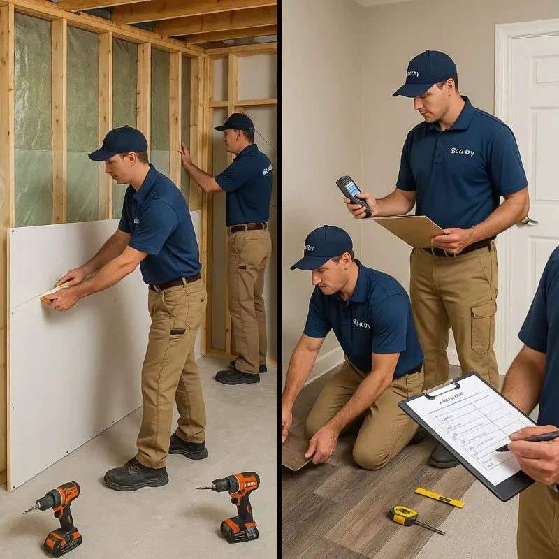 Repairs and Reconstruction process in Clarkson, NY